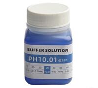 Besttoolifes Solution d'étalonnage du pH-mètre 50 ml Solutions tampon 4.00 7.00 10.01 avec norme ORP 222 mV pour équipement de test de laboratoire (10.01)