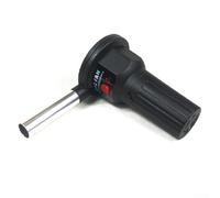 Besttoolifes Souffleur électrique portable pour camping et barbecue, outil de démarrage de feu portable pour cheminées intérieures et poêles à bois, noir