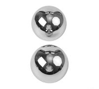 Besttoolifes Sphères de jardin en acier inoxydable finition miroir - Boules décoratives creuses réfléchissantes flottantes pour bassins, baignoires en zinc et bols en verre (utilisation en extérieur