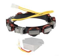 Besttoolifes Stator d'alternateur de moteur de tondeuse à gazon 696458 393295 10/16 A régulé compatible avec les séries Briggs & Stratton 21A977 21B906 21B972 21B977