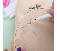 Besttoolifes Stylo de marquage soluble dans l'eau pour tissu, stylo à dessin effaçable à l'air, marqueur de couture temporaire avec encre disparue, marqueur textile lavable pour