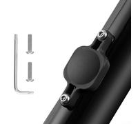 Besttoolifes Support antivol caché, support de localisation, pour AirTag, vélo ABS, support GPS, avec vis hexagonales, résistant aux intempéries, housse de support (noir)