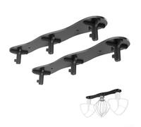 Besttoolifes Support de batteur sur pied avec 4 crochets en alliage d'aluminium et ABS pour organiser les batteurs, les crochets pétrisseurs et les fouets, montage mural ou d'armoire