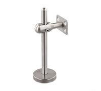 Besttoolifes Support de rampe d'escalier en acier inoxydable 304 avec tige réglable, support mural pour rampes d'escalier, balcons et couloirs de feu, argenté (plat)