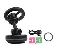 Besttoolifes Support de téléphone magnétique pour voiture avec ventouse, rotation à 360 degrés, puissance d'aspiration réglable, compatible avec et smartphones