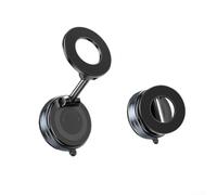 Besttoolifes Support de téléphone magnétique puissant pour voiture - Ventouse à 360° - Fixation sécurisée - Pour tableau de bord et pare-brise - Joint à rotule réglable - Noir