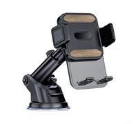 Besttoolifes Support de téléphone pour tableau de bord et pare-brise de voiture avec bras rotatif à 360 degrés et pince en silicone pour 4 appareils mobiles de 77 pouces (Xiangshan)