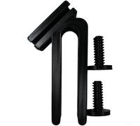 Besttoolifes Support de tuyau pour jardin et aquarium - Clip de rangement pour tuyau d'arrosage - Compact - 6,1 x 5,1 x 11,9 cm - Léger - Plastique durable (noir)