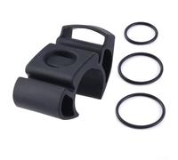 Besttoolifes Support de vélo pour montre intelligente Garmin et Polar - Support de guidon en silicone pour barres rondes et plates - Fixation sûre avec installation facile