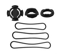 Besttoolifes Support d'ordinateur de vélo pour Polar V650 M450 M460, support de guidon de vélo avec 3 sangles, support de compteur de vitesse en plastique pour VTT et vélo de route