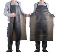Besttoolifes Tablier professionnel pour la cuisine, la pâtisserie, le restaurant, tablier imperméable pour homme et femme avec poches réglables en caoutchouc vinyle pour la cuisine et le lavage de la
