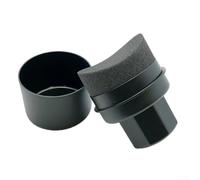 Besttoolifes Tampon de pansement pour pneus de voiture - Applicateur en mousse haute densité pour brillance des roues, éponge de cire anti-rayures pour pneus, éponge ergonomique pour pneus (noir)