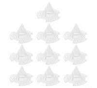 Besttoolifes Tapis en maille pour trou de pot de fleurs, grille de drainage en polypropylène en forme de cône pour aération des racines et rétention du sol, joint inférieur réutilisable pour intérieur