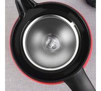 Besttoolifes Théière portable en acier inoxydable avec infuseur, 800 ml, grande capacité pour la maison, le bureau, l'extérieur, poignée ergonomique isolée (rouge)