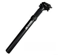 Besttoolifes Tige de selle en alliage d'aluminium absorbant les chocs avec tension de ressort variable et angle de selle pour améliorer le confort et les vibrations (286 mm)