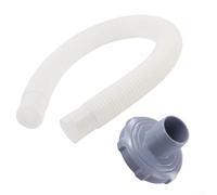 Besttoolifes Tuyau de rechange pour skimmer de piscine, tube flexible en ABS de 3,8 cm avec kit d'adaptateur sous vide, anti-fuite, adapté aux modèles Intex