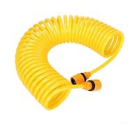Besttoolifes Tuyau en spirale | Polypropylène | Mesure extensible jusqu'à 10 m, 15 m, 20 m | Comprend lance d'arrosage, adaptateur et 2 épissures (15 m)