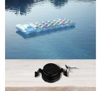 Besttoolifes Valve d'air pour matelas gonflable 3 en 1 en plastique noir | 45 mm pour canapé-lit gonflable | Buse anti-fuite sécurisée