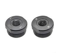 Besttoolifes Vis d'essieu central de vélo léger intégré 5 x 3 cm noir et rouge Boulons pour bouteille de vélo électrique, facile à installer (noir)