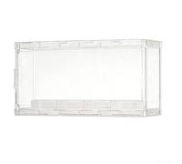 Besttoolifes Vitrine en acrylique, protection empilable pour figurines en vinyle, boîte de rangement anti-poussière pour objets de collection (transparent, 16 x 28 cm)
