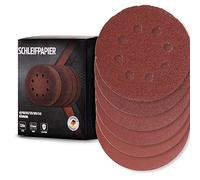 bestTools lot de 126 disques abrasifs Velcro pour ponceuse excentrique bois | grain 40-240 papier abrasif universel compatible ponçage