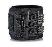 Bestvisse Bracelet magnétique avec aimants puissants pour vis et forets - Support de poignet pour électricien - Ceinture porte-outils