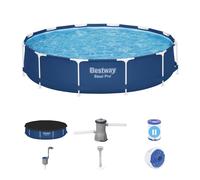 Bestway 14483 Steel Pro Cadre Pool Complet Piscine de Jardin 366x84 CM 7.480l