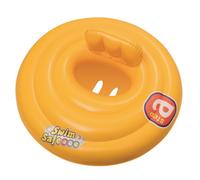 BESTWAY 32096 Roue de natation gonflable avec siège orange max 15kg 6-18 mois