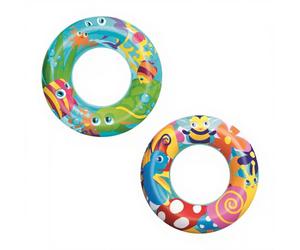 Bestway 36013 Sweet Creature Bouée de natation pour enfant 3-6 ans jusqu'à 60 kg en PVC - 56 cm