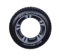 BESTWAY 36016PB - Roue flottante gonflable pour enfants de 91 cm avec soupape de sécurité pour un gonflage et un dégonflage rapides pour garçons et filles de plus de 10 ans, Noir