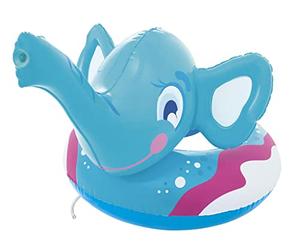 Bestway 36116 Bouée enfant Eléphant Arroseur 69 X 61 cm, 2 Modèles Assortis