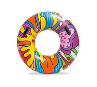 Bouée gonflable baignade Pop swim tube Blanc taille : UNI réf : 70795