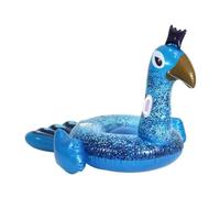 Bestway 41101 Bouée Xxl Chevauchable Paon 198 X 164 cm Bleu