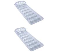 Bestway Chaise Longue gonflable LIT FLOTTANT A 18 TROUS - 1 personne - 1.88m x 71cm