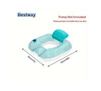 Bestway 43097 1 chaise flottante gonflable de luxe pour piscine, chaise longue en PVC, hamac de piscine