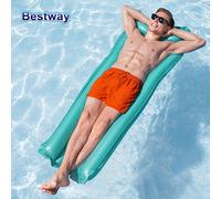 Bestway 44007 Flotteur de piscine gonflable pour adulte, 3 choix de couleurs, coussin gonflable pour piscine, flotteur de piscine gonflable pour piscines, rivières et océans 6 pi x 27 po / 1,83 m x 69