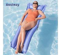 Bestway 44007 Flotteur de piscine gonflable pour adulte, 3 choix de couleurs, coussin gonflable pour piscine, flotteur de piscine gonflable, pour piscines, rivières et océans, accessoires de plage 6 p