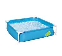 Bestway® 48" x 48" x 12"/1.22m x 1.22m x 30.5cm My First Frame Pool | Vinyle Résistant et Testé - Gonflage et Rangement Faciles - Couleurs Vives et Ludiques - Qualité Contrôlée Constante