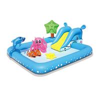 Bestway 53052 Aire de jeux pataugeoire Fantastic Aquarium 239 x 206 x 86 cm avec fontaine, pool