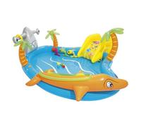 Bestway 53067 Aire de jeux pataugeoire Vie de la Mer 280 x 257 x 87 cm avec arroseur