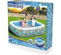 Bestway 54120, Piscine gonflable, 702 l, Rectangulaire, 6 ans, Vinyl, Multicolore