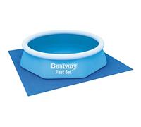Bestway Tapis de sol 58000 pour piscine hors-sol Fast Set ou Steel Pro 244 x 244 cm