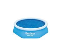 Bestway 58064E Bâche Solaire Diamètre 350 pour Piscine fast Set 396 x 84, Bleu, 350 x 350 x 1 cm