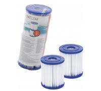 Lot de 2 cartouches Bestway TYPE I filtration 58145GS