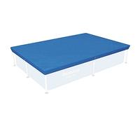 Bestway Housse de Bain rectangulaire Flowclear 58103 en acier pour piscines professionnelles 221 x 150 x 43 cm