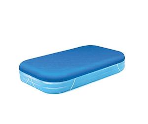 Bestway 58108 Bâche 4 Saisons pour Piscine Hors Sol Gonflable 305 x 183 cm | Protège des Feuilles et Débris - Résistante aux Intempéries - Fixation Facile et Solide - Prolonge la Propreté de l'Eau