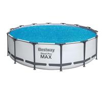 Bestway 58252 Bâche Solaire diamètre 417 cm Piscine Hors Sol Ronde diamètre 427 à 457 cm Bleu 150 grs/m2