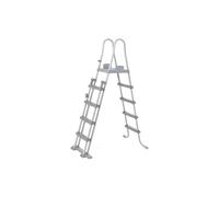 Bestway 58332 Echelle de Sécurité 2 X 4 Marches avec Plateforme pour Piscine Hauteur 132 cm