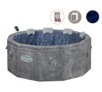 Bestway 6001V Lay-Z-Spa CARRARA Bain à remous Soft Tub 4-6 Personnes 170x65cm
