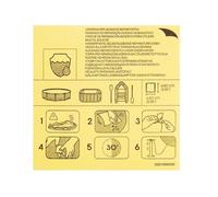 Bestway 62091 10 patchs de réparation waterproof de 42,30 cm2